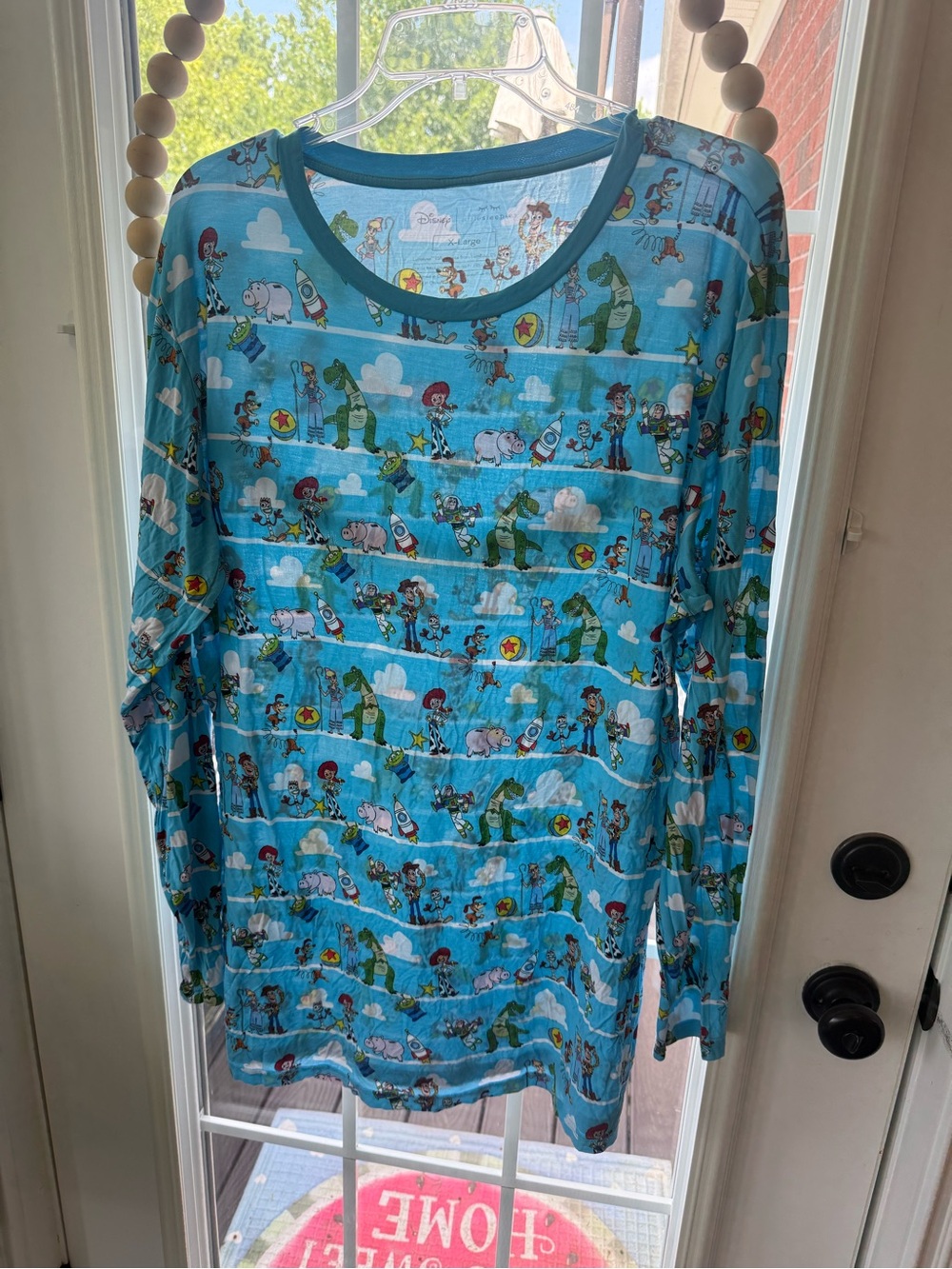 Little sleepies Disney Toy Story Long Sleeve XL adult nightgown pjs